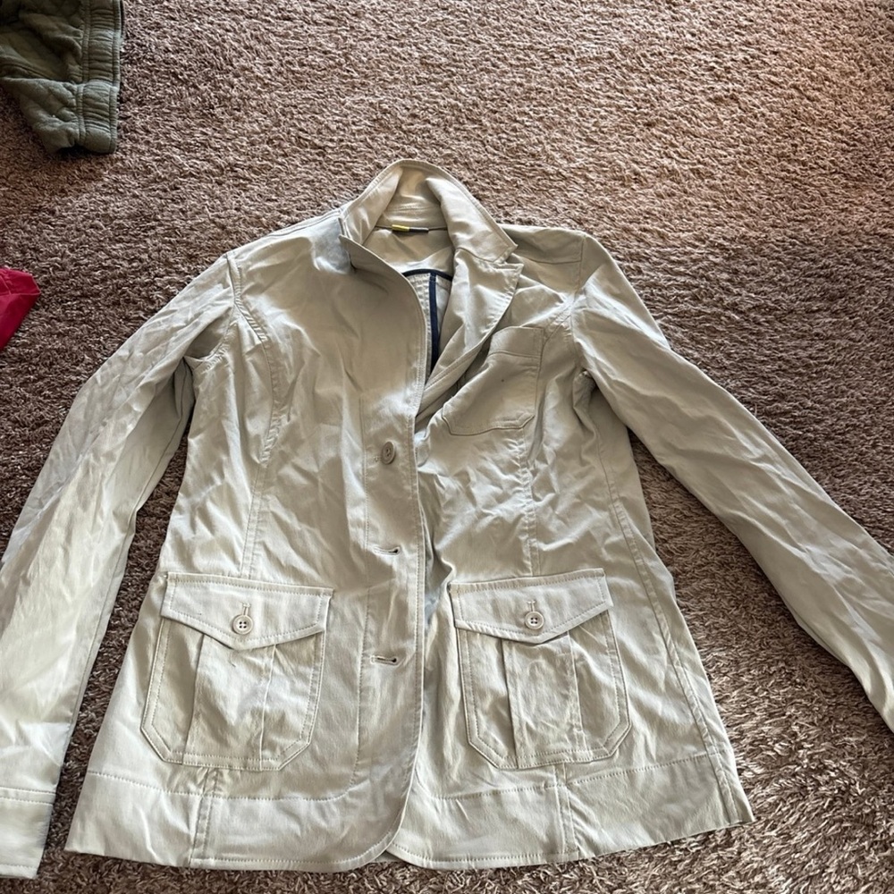 eddie bauer nylon outer shell coat